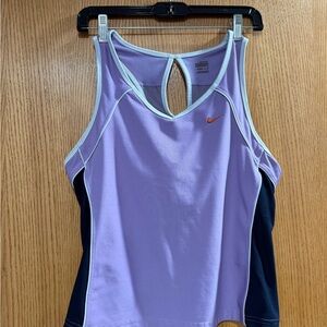 Nike Lavender and Navy Athletic Tank